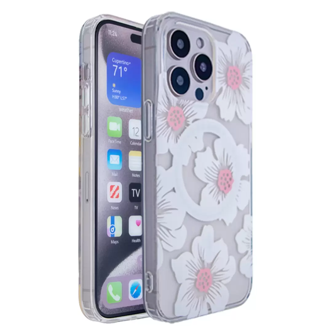 iPhone 14 Designed Case MagSafe Serene Blossoms